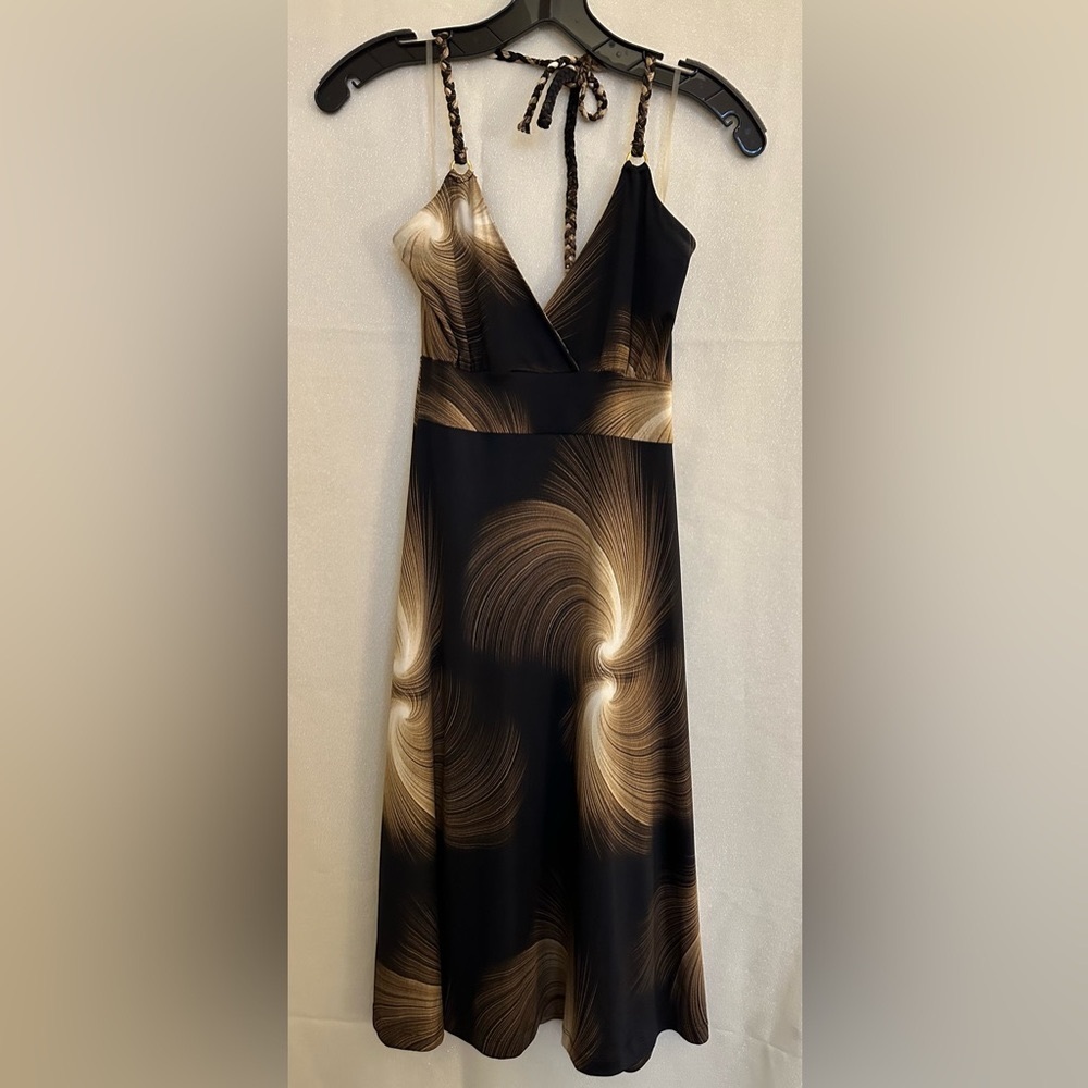 EUC VeronicaM brown dress size XS, lightly worn